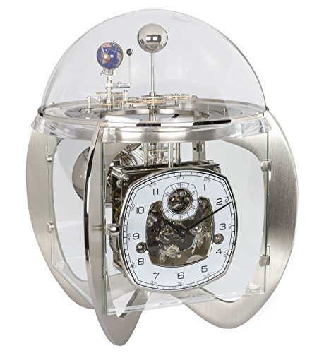 hermle-tellurium-23046-000352-mechanische-tischuhr-westminster-silber-metall image 7