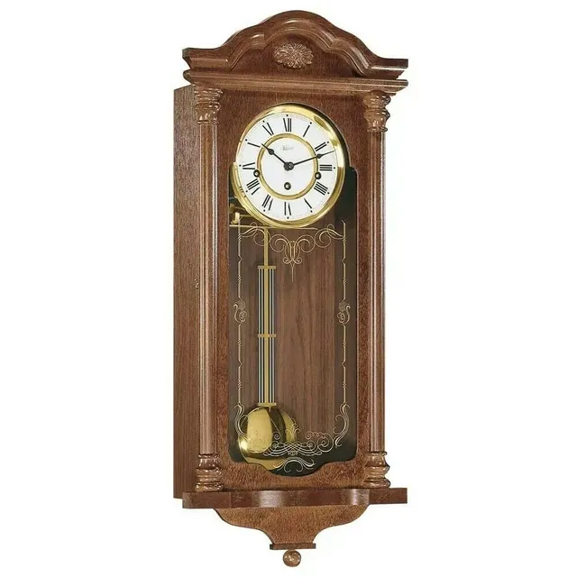 hermle-wanduhr-mahagoni-67cm-mechanisch-westminster-pendel image 1