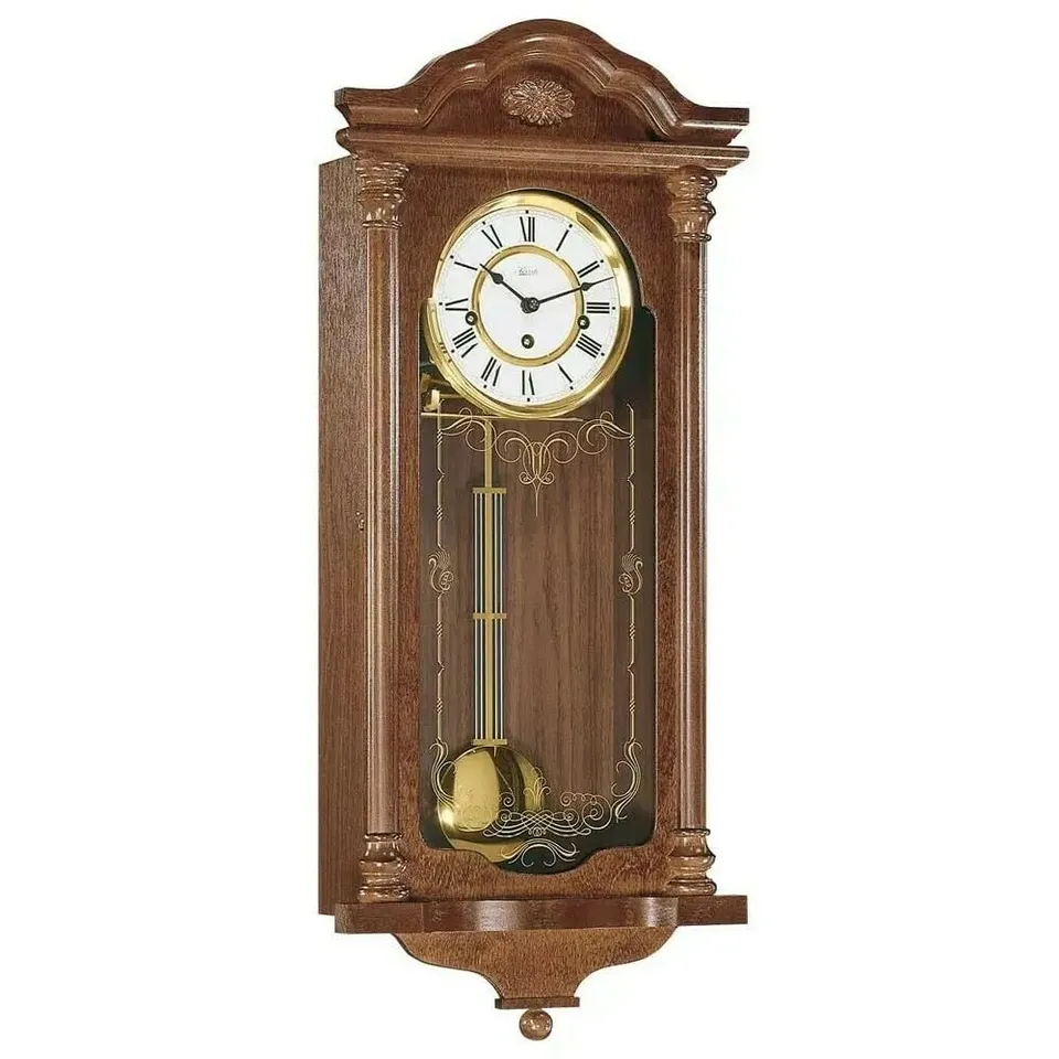 hermle-wanduhr-mahagoni-67cm-mechanisch-westminster-pendel image 1