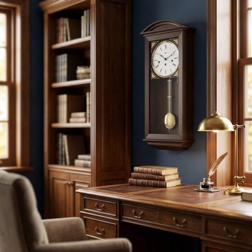 hermle-regulator-pendelwanduhr-newport-nussbaum-8-tage-westminster-71025-030341 image 5