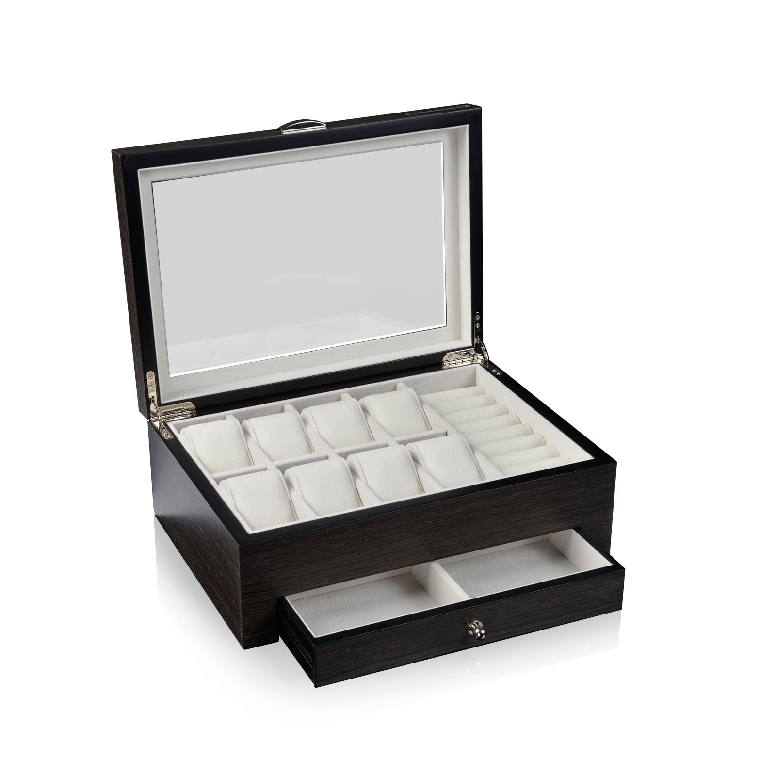 designh-tte-princeton-uhren-schmuckbox-schwarz-f-r-8-uhren image 3