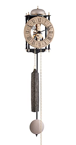 hermle-70504-000701-skelett-pendelwanduhr-gold image 3