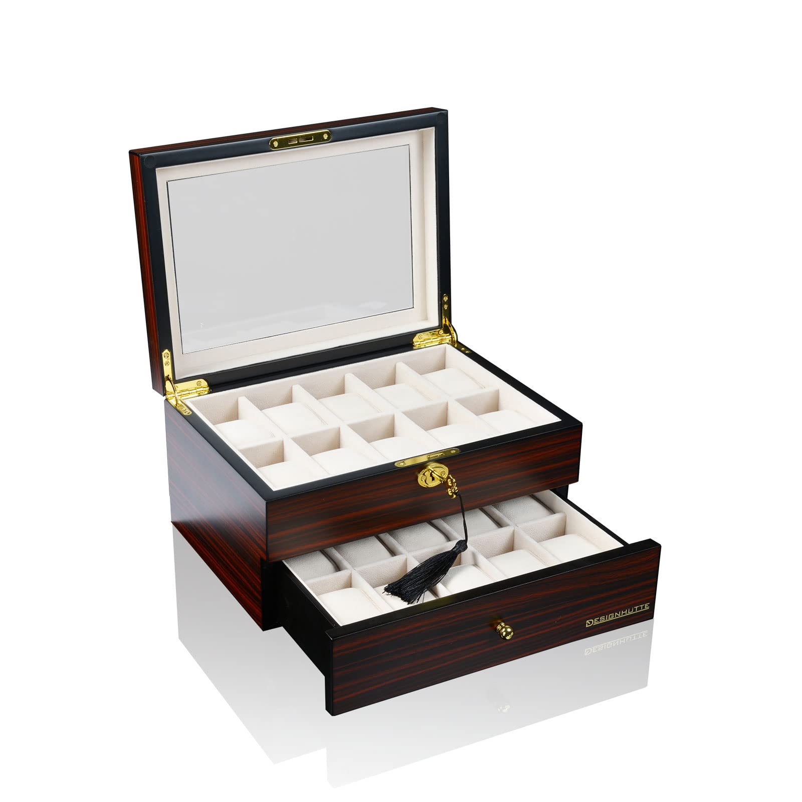 designh-tte-auckland-20-uhrenbox-mahagoni-f-r-20-uhren image 3