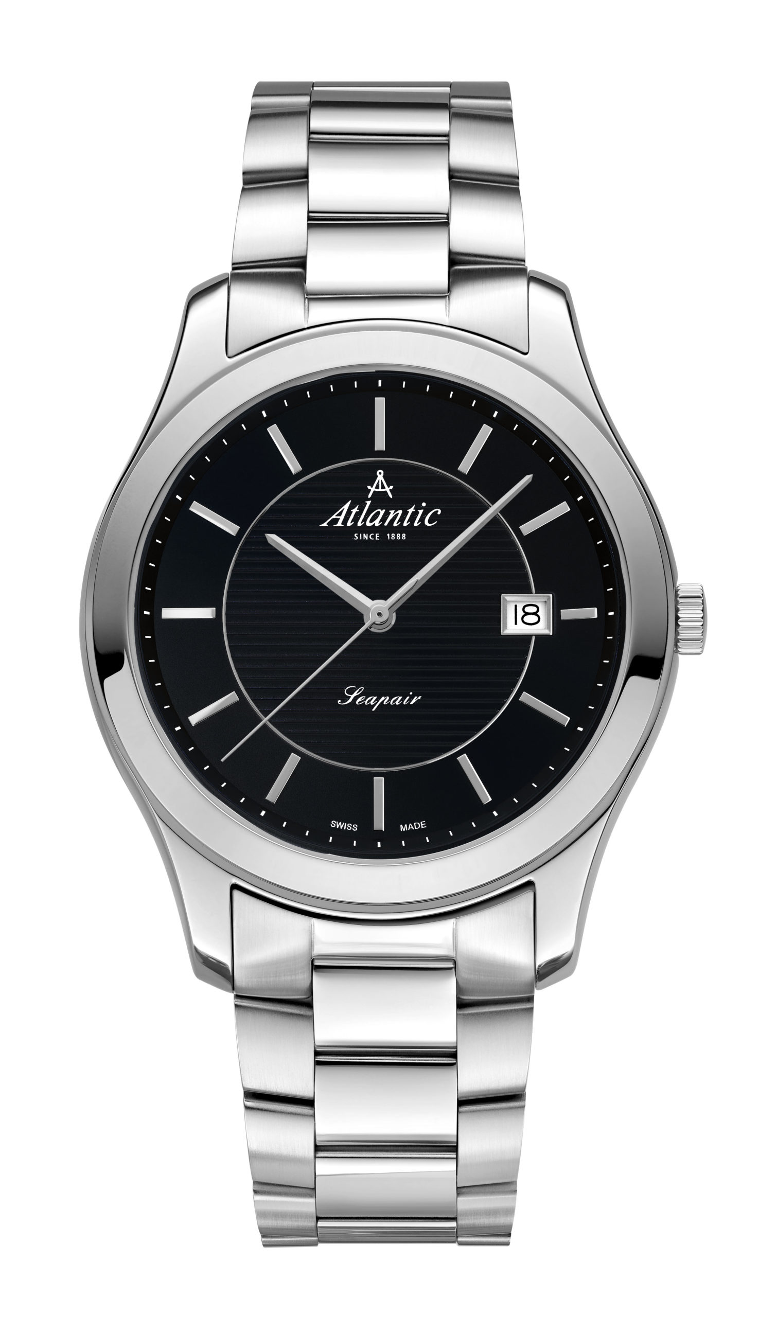 atlantic-watch-seapair-gents-quartz-herrenuhr-deep-black-edelstahl image 1