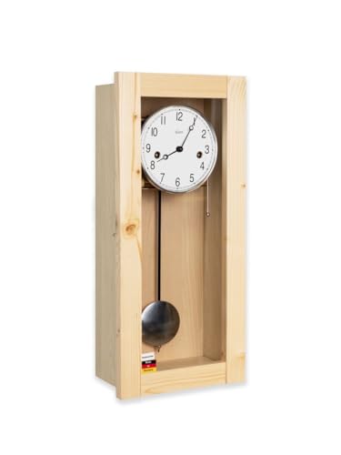 hermle-71003-140141-wanduhr-mit-pendel-und-gongschlag image 2