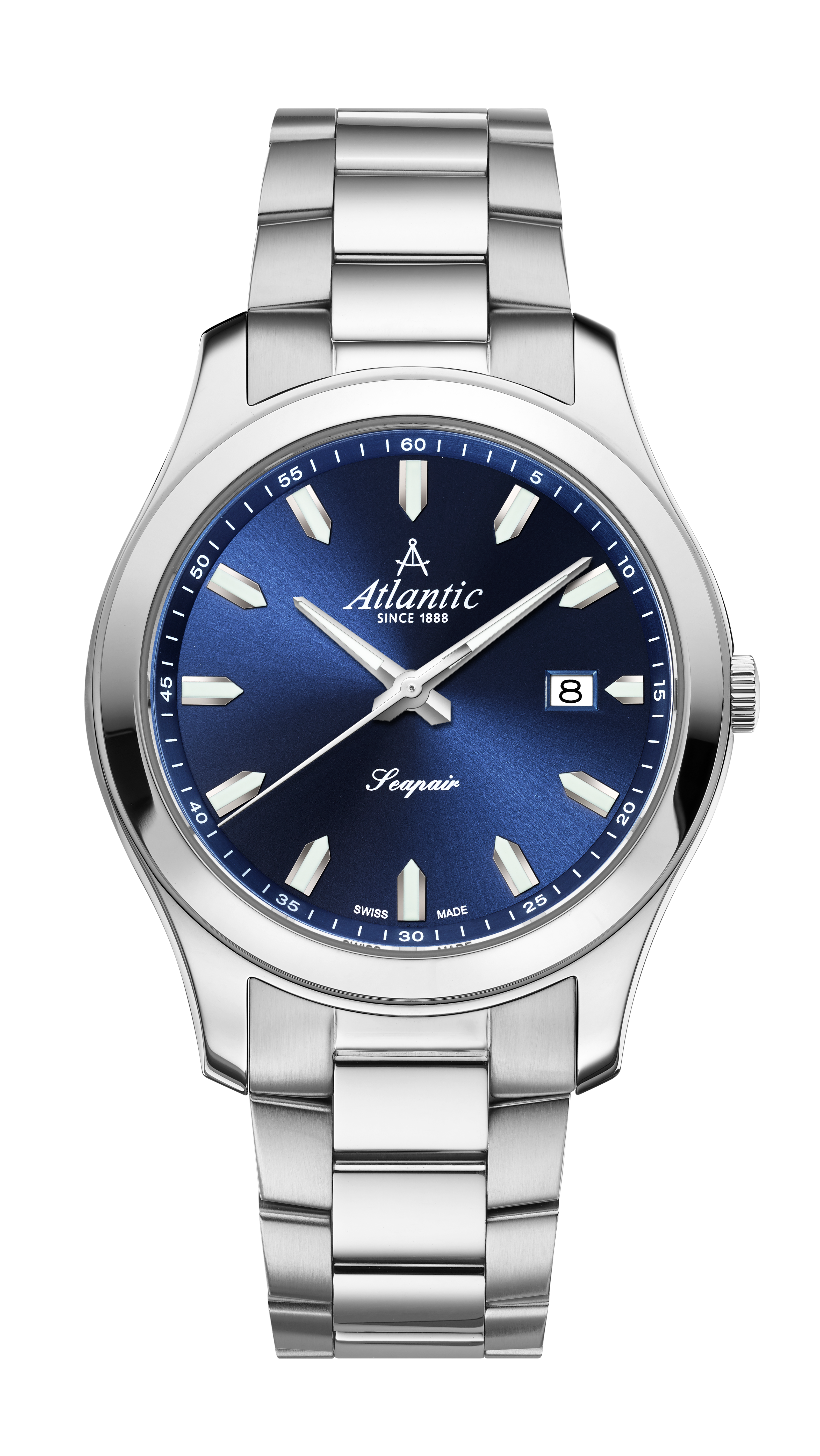 atlantic-watch-seapair-gents-quartz-herrenuhr-mitternachtsblau-edelstahl image 1