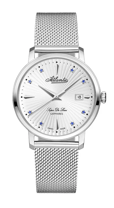 atlantic-watch-super-de-luxe-blue-sapphire-edition-damenuhr-saphir image 1