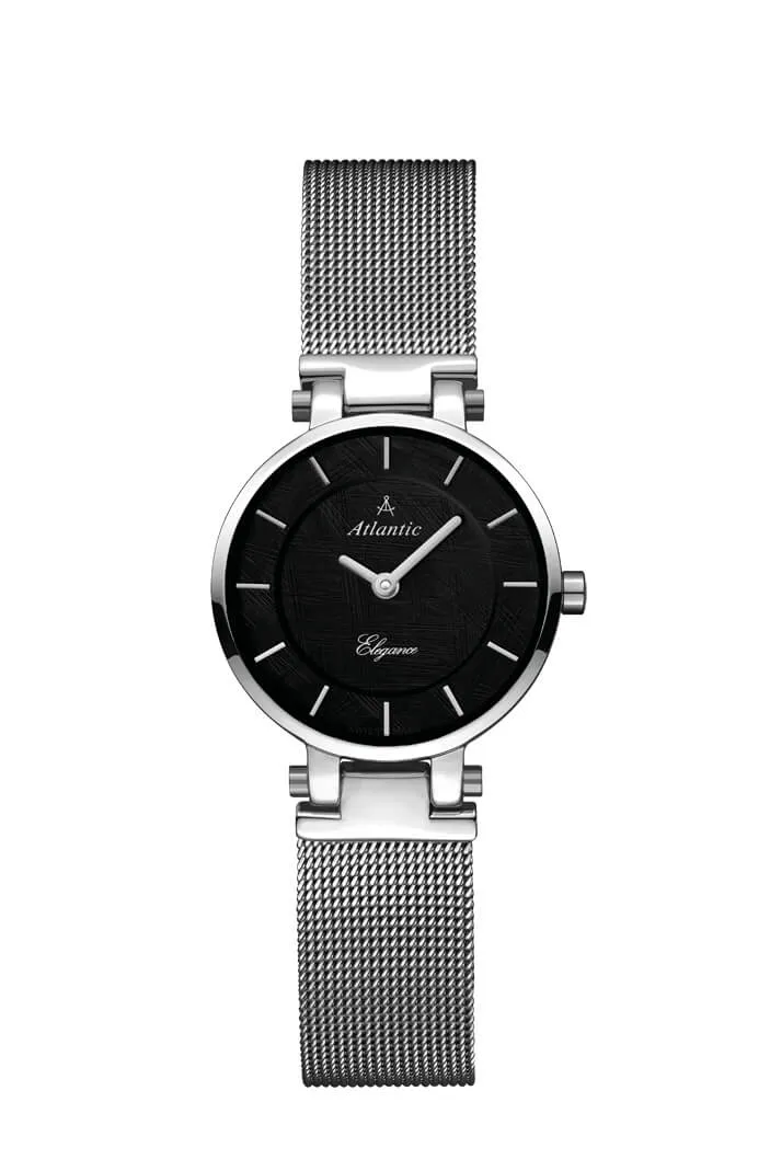atlantic-watch-elegance-small-damenuhr-schwarz-stahl image 1
