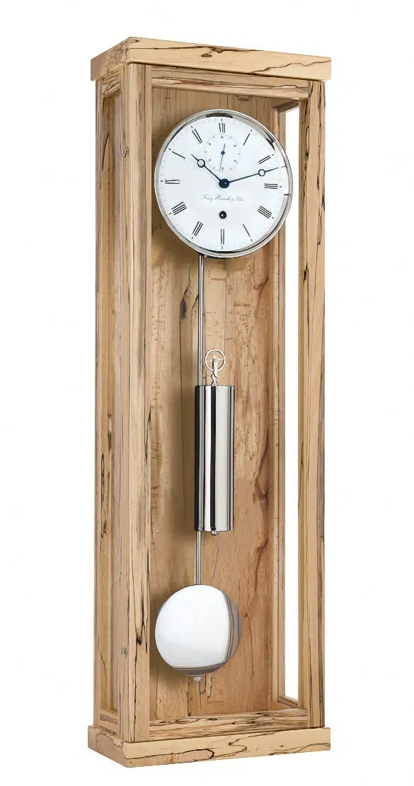 hermle-70996-t30761-pendelwanduhr-regulator-monatsl-ufer-eisbuche-88-cm image 1