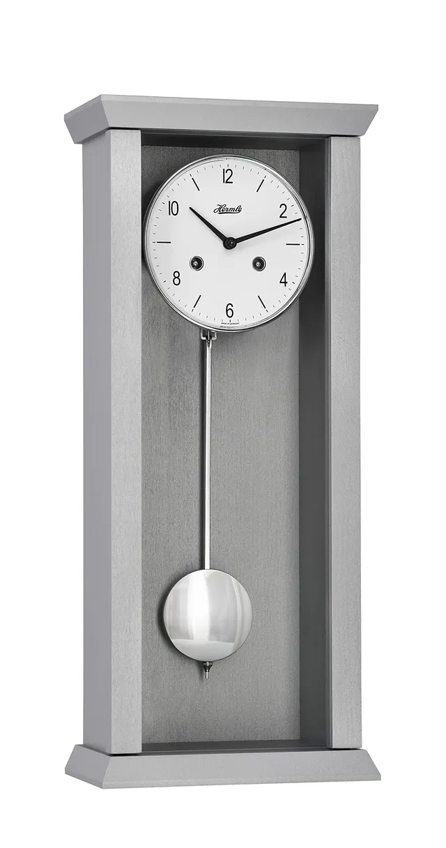 hermle-71002-l10141-avantgardistische-pendelwanduhr-mechanisch-mit-1-2-stundensc image 1
