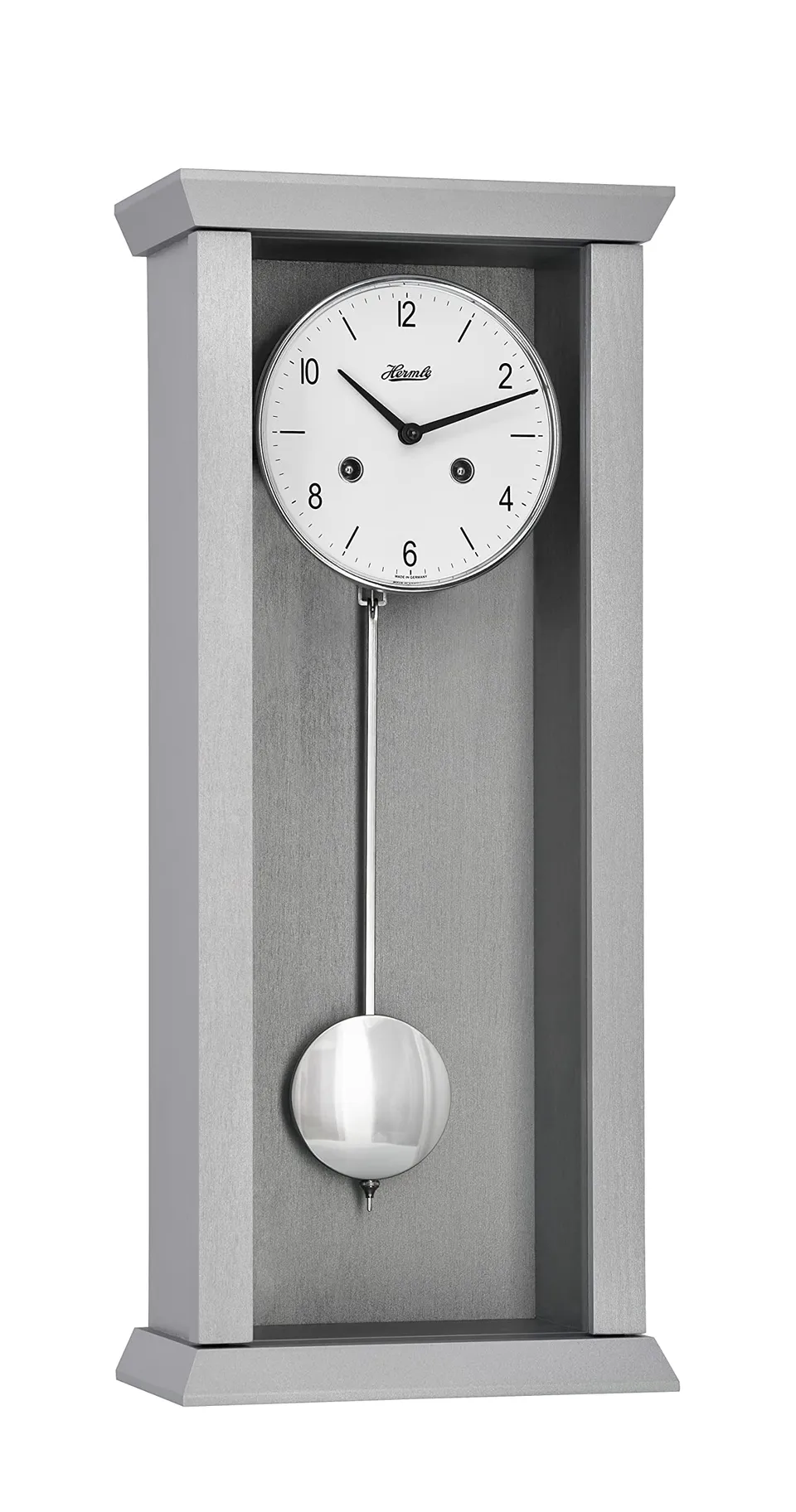 hermle-71002-l10141-avantgardistische-pendelwanduhr-mechanisch-mit-1-2-stundensc image 1