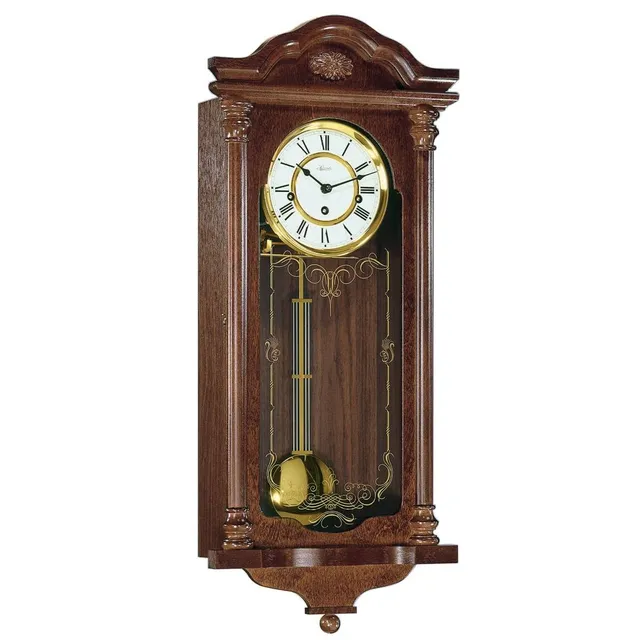 hermle-70509-030341-wanduhr-nussbaum-mechanisch-4-4-westminster image 1