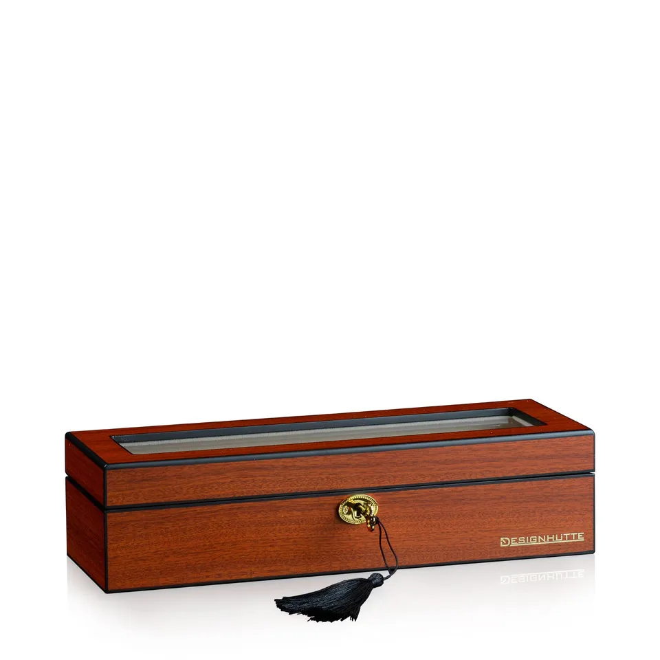 designh-tte-auckland-6-uhrenbox-kirsche-f-r-6-armbanduhren image 1