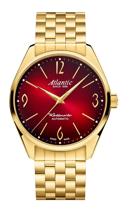 atlantic-watch-worldmaster-art-deco-automatik-gelbgold-pvd-rot image 1