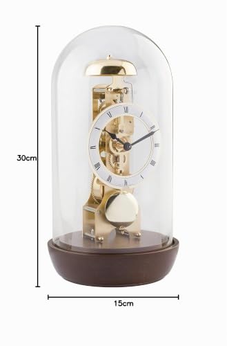 hermle-denmark-23018-030791-mechanische-tischuhr-nussbaum-30cm image 8