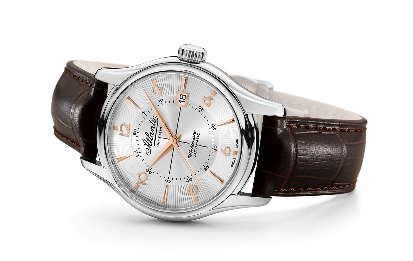 atlantic-watch-worldmaster-1888-automatic-vintage-edition-40mm-silber-ros-gold image 3
