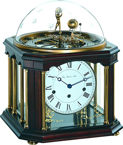 hermle-tellur-iii-22948q10352-mechanische-tellurium-uhr-nussbaum-antik image 2