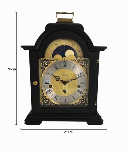 hermle-22864-740340-tischuhr-schwarz-mondphase-westminster image 8