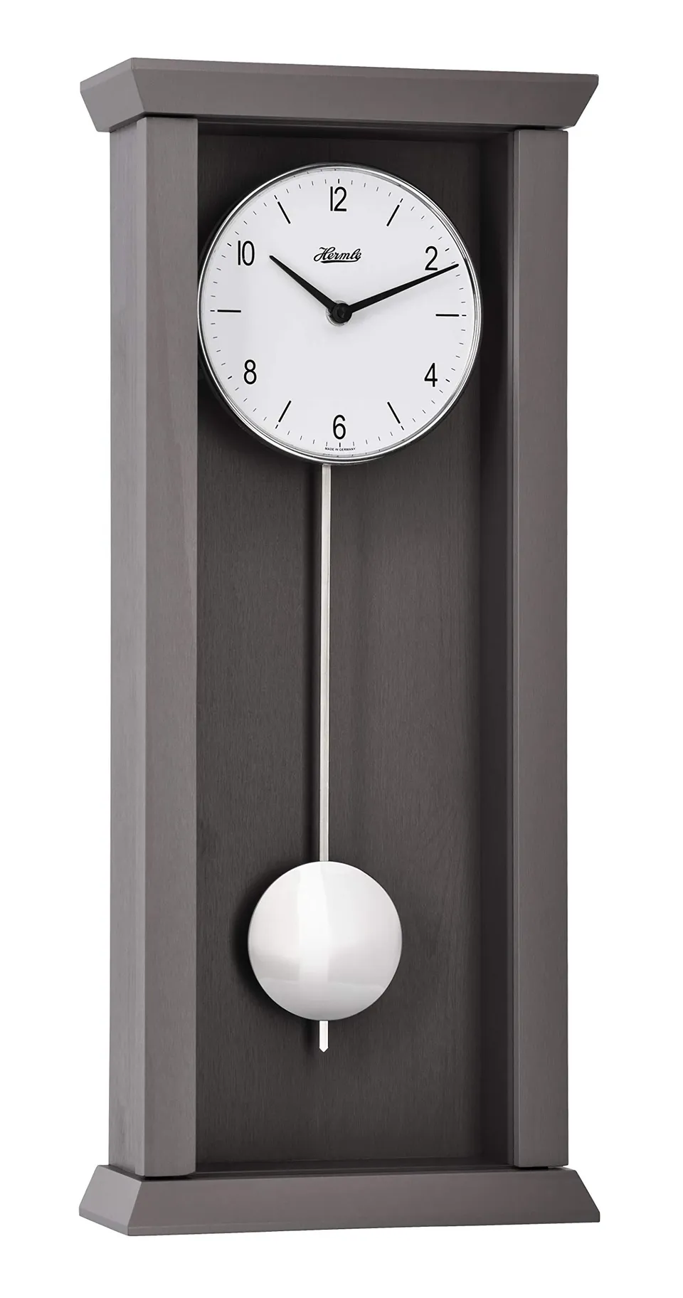 hermle-71002-u82200-pendelwanduhr-quarz-barista-grau-57-cm image 1