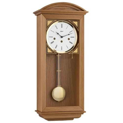 hermle-newport-pendelwanduhr-regulator-eiche-8-tage-westminster-71025-040341 image 4