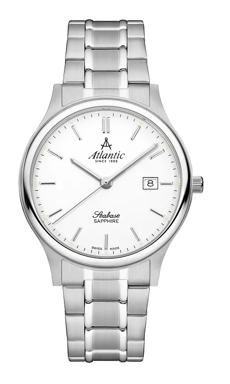 atlantic-watch-seabase-herrenuhr-wei-es-zifferblatt-stahl image 1