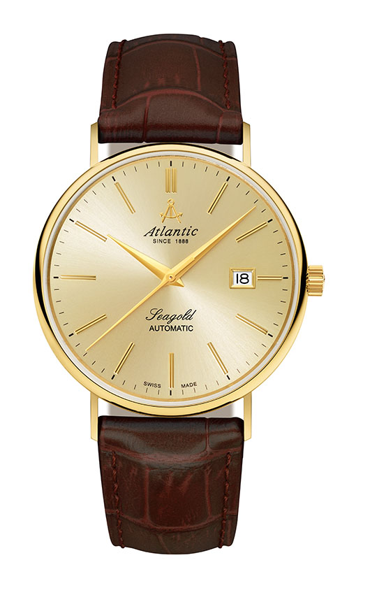 atlantic-watch-seagold-massivgold-automatikuhr-champagner-40mm image 1