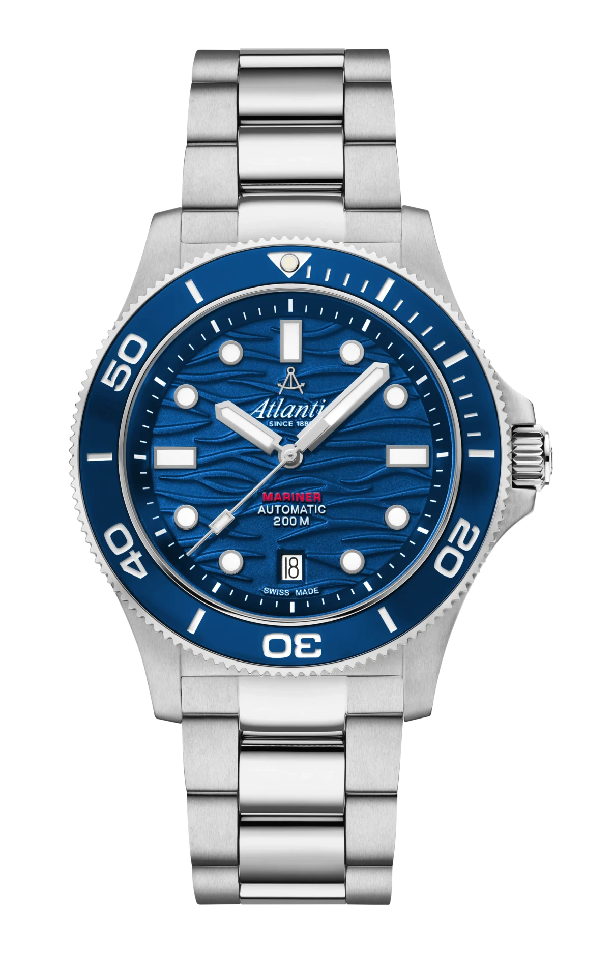 atlantic-watch-mariner-wave-automatic-herrenuhr-blau-stahl image 1