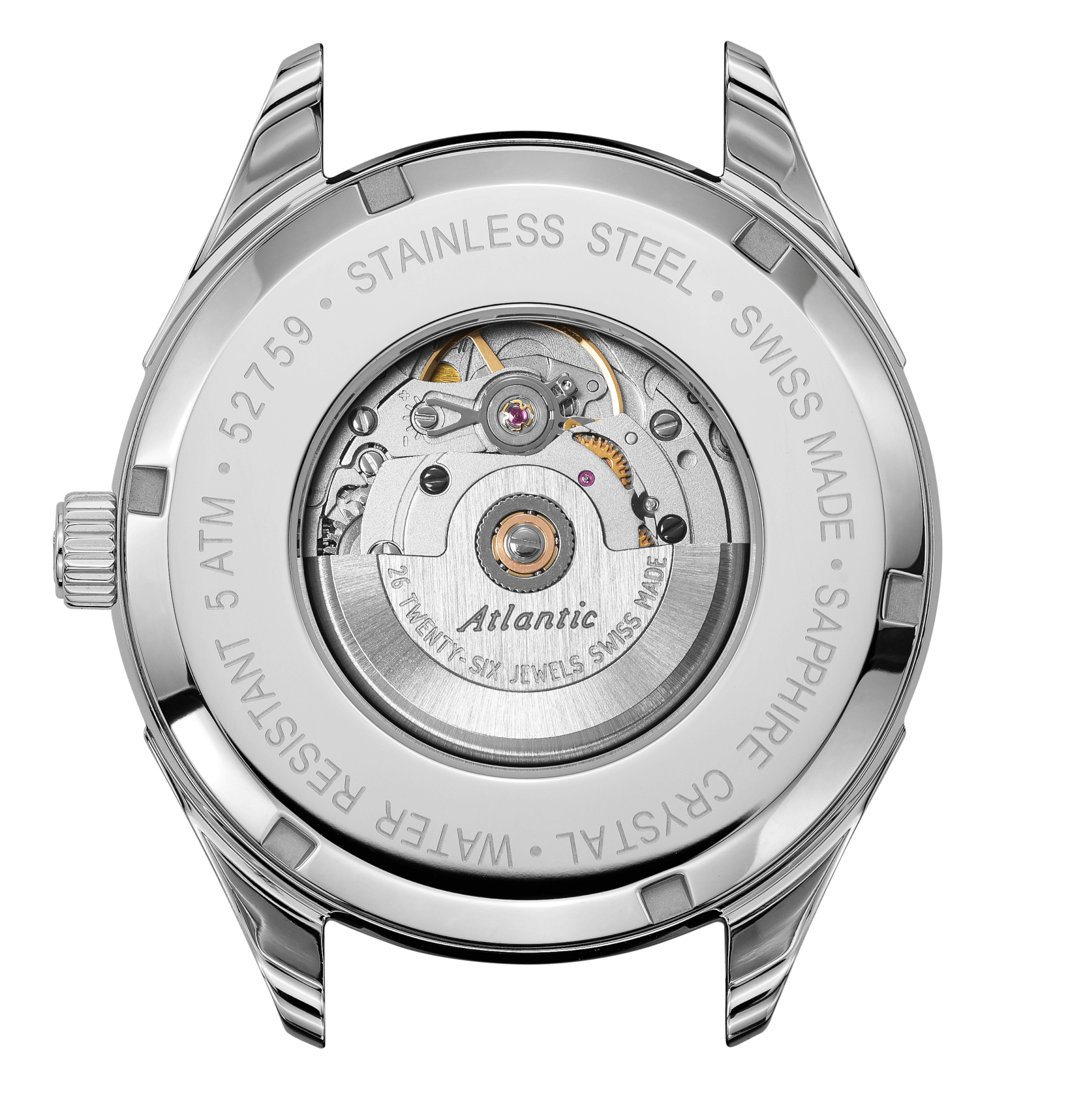 atlantic-watch-worldmaster-1888-automatic-herrenuhr-schwarzes-zifferblatt image 2
