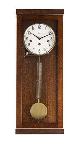 hermle-70989-030341-westminster-wanduhr-nussbaum-57-cm-mechanisch-8-tage image 8